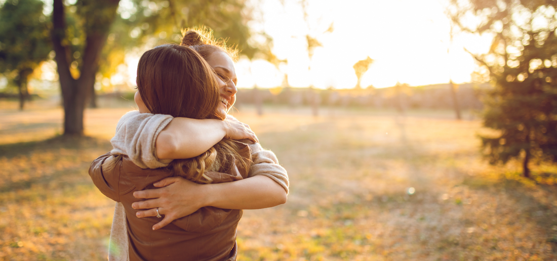 Hugging helps increase belonging.