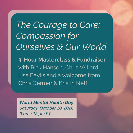 October 10 | The Courage to Care Masterclass & Fundraiser